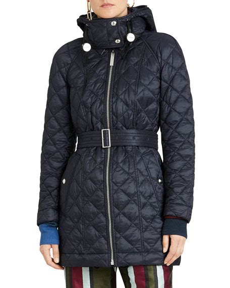 burberry baughton lightweight diamond quilted coat w detachable hood|Burberry Lightweight Quilted Coat Review .